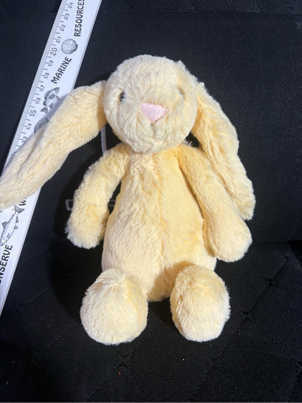 Plush Yellow Bunny Stuffed Animal - Soft Rabbit Toy rare